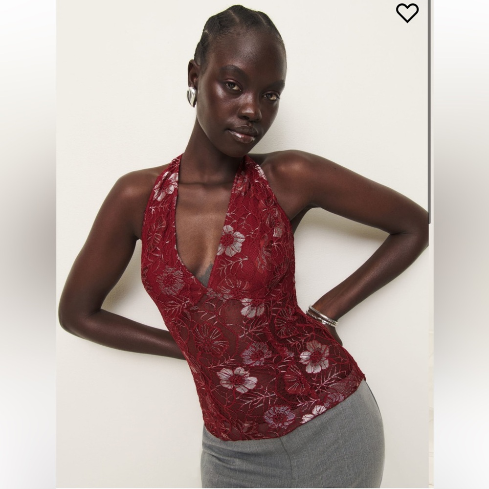 NWT Reformation Georgia Knit Top Size 12